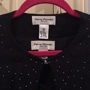 PM Rena Rowan Beaded twinset EUC